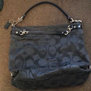 Coach signature shoulder bag